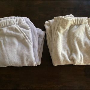 TARGET “more than magic” blue and light grey sweatpants